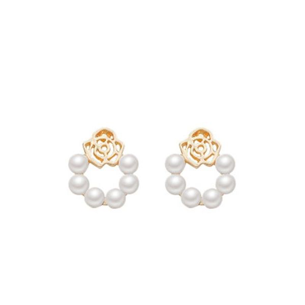 stud fashionable style elegant rose earrings high end atmosphere, quality, Golden;silver
stud fashionable style elegant rose earrings high end atmosphere, quality, Golden;silver