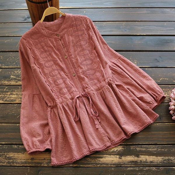 5844 long summer women's dress literature and art retro hollow out embroidered waist hugging hem stand collar long-sleeved cardi1, White
5844 long summer women's dress literature and art retro hollow out embroidered waist hugging hem stand collar long-sleeved cardi1, White