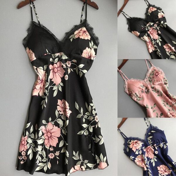 2020 summer lingerie women silk lace robe dress babydoll nightdress nightgown sleepwear patchwork print robe dress1, Black;red
2020 summer lingerie women silk lace robe dress babydoll nightdress nightgown sleepwear patchwork print robe dress1, Black;red