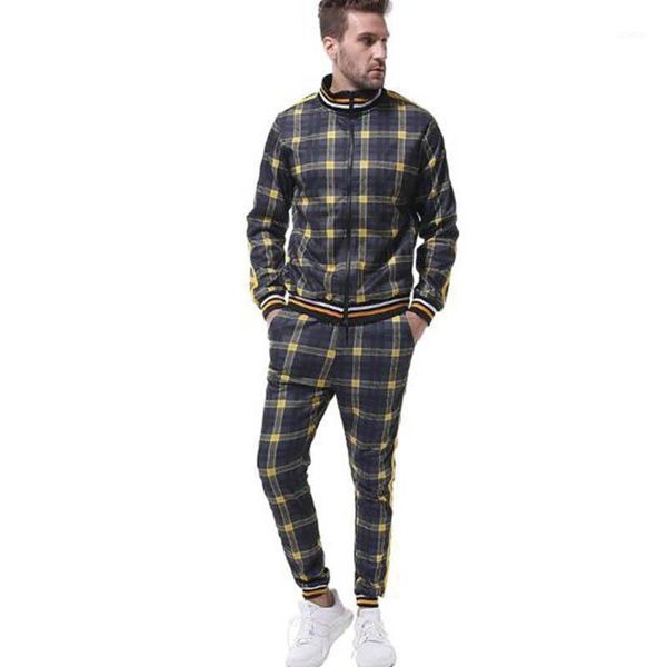 men's tracksuits 2021 autumn thin men slim trendy fashion plaid sportswear suit street hip hop outdoor fitness jogging + pants1, Gray
men's tracksuits 2021 autumn thin men slim trendy fashion plaid sportswear suit street hip hop outdoor fitness jogging + pants1, Gray