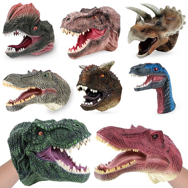 toys for kids funny hand puppet soft rubber shark dinosaur head puppets realistic model figure simulation animals game prank toy q0115 
toys for kids funny hand puppet soft rubber shark dinosaur head puppets realistic model figure simulation animals game prank toy q0115