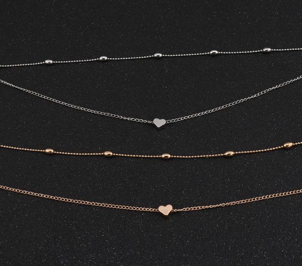 tenande simple style double layer gold color beads love heart necklaces & pendants for women charm jewelry femme bijoux collier, Silver
tenande simple style double layer gold color beads love heart necklaces & pendants for women charm jewelry femme bijoux collier, Silver