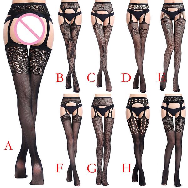 lingerie women underwear lace garter with thigh socks pantyhose fun new product temptation thin section exotic accessori h5, Black;white
lingerie women underwear lace garter with thigh socks pantyhose fun new product temptation thin section exotic accessori h5, Black;white