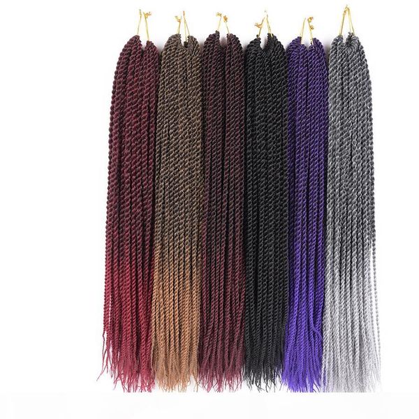 14 16 18 20 22inch 30roots pack crotchet braids 16 colors synthetic senegalese twist crochet hair extensions 7packs lot, Black
14 16 18 20 22inch 30roots pack crotchet braids 16 colors synthetic senegalese twist crochet hair extensions 7packs lot, Black