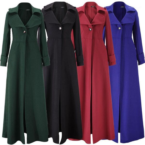 women's wool & blends european and american fashion women's clothing woolen coat long mop the floor dust of cultivate one's m, Black
women's wool & blends european and american fashion women's clothing woolen coat long mop the floor dust of cultivate one's m, Black