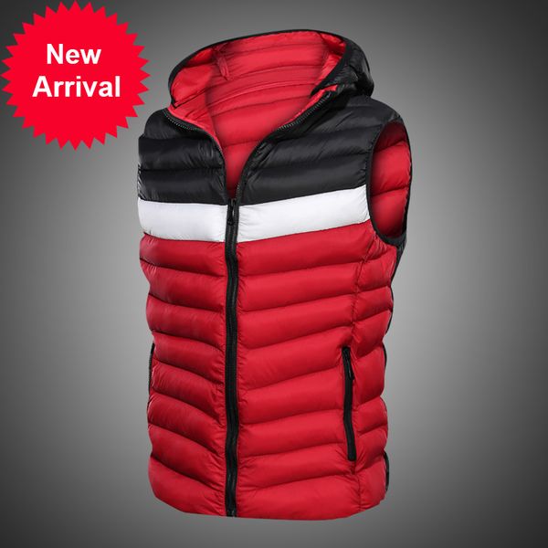 male winter warm autumn sleeveless men's casual outwear parkas cotton vest with hoodie jacket, Black
male winter warm autumn sleeveless men's casual outwear parkas cotton vest with hoodie jacket, Black