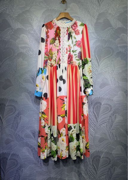 milan runway dress 2021 o neck long sleeve print designer dress brand same style dress 0111-19, Black
milan runway dress 2021 o neck long sleeve print designer dress brand same style dress 0111-19, Black