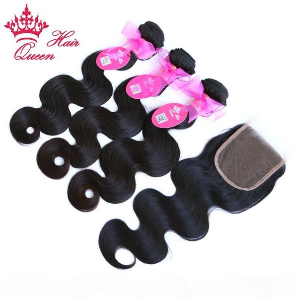 queen hair 1pc lace closure with 3pcs bundle,4pcs lot brazilian virgin human hair extensions body wave 10"-28, Black
queen hair 1pc lace closure with 3pcs bundle,4pcs lot brazilian virgin human hair extensions body wave 10"-28, Black