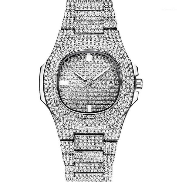 wristwatches fashion men silver date watch stainless steel analog quartz wristwatch diamond watches crystal rhinestone business clock1, Slivery;brown
wristwatches fashion men silver date watch stainless steel analog quartz wristwatch diamond watches crystal rhinestone business clock1, Slivery;brown