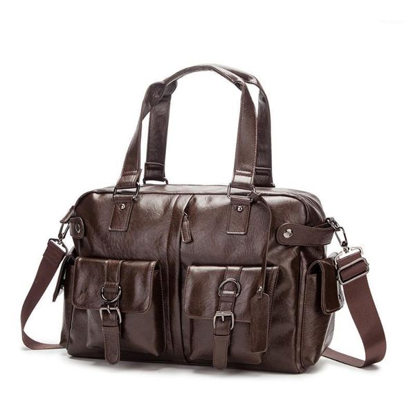 large capacity handbag portable business leisure men's bag single shoulder official business travel bag1
large capacity handbag portable business leisure men's bag single shoulder official business travel bag1