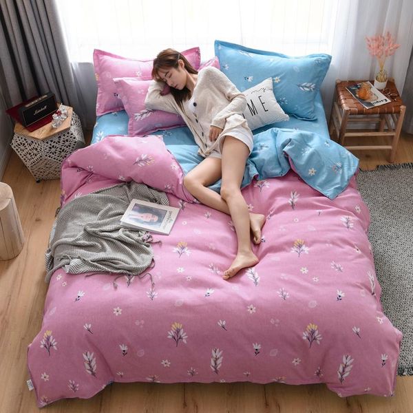 spring bedding set summer flower duvet cover set pastoral style bed linen sheet daisy bed 3pcs home bedding