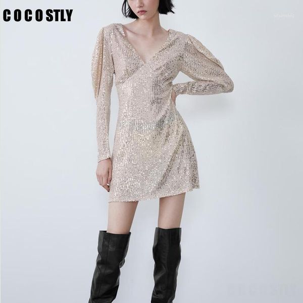 women party style sequined mini dress puff sleeve stretchy female casual elegant chic sheath dresses vestidos1, Black;gray
women party style sequined mini dress puff sleeve stretchy female casual elegant chic sheath dresses vestidos1, Black;gray