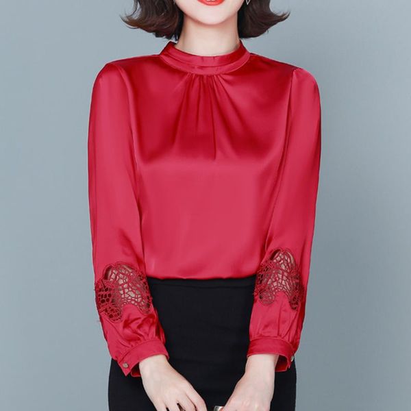 2021 autumn new women blouse shirt fashion slim long sleeve silk embroidered elegant loose hollow out office lady shirt, White
2021 autumn new women blouse shirt fashion slim long sleeve silk embroidered elegant loose hollow out office lady shirt, White