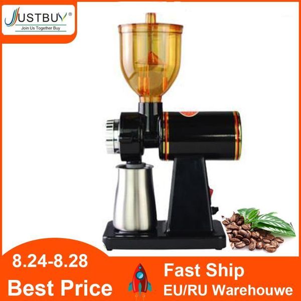 electric coffee grinders grinder mill bean machine flat burrs grinding 220v/110v red/black eu us1
electric coffee grinders grinder mill bean machine flat burrs grinding 220v/110v red/black eu us1