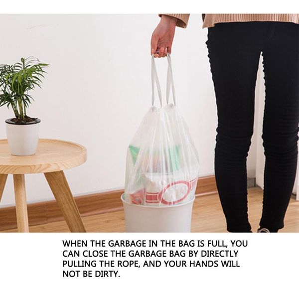 3pcs drawstring trash bags portable garbage household disposable kitchen plastic bag 3 rolls of garbage bags #10
3pcs drawstring trash bags portable garbage household disposable kitchen plastic bag 3 rolls of garbage bags #10