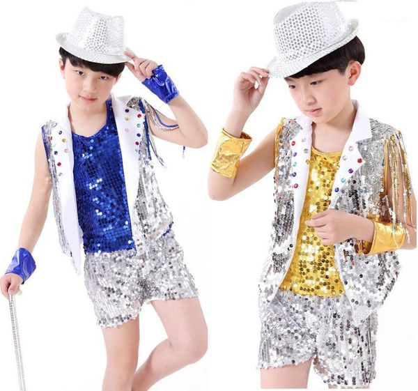 blue yellow silver children kid boy performance flashing paillette sequins hip hop jazz modern dance suit costume pants vest1, Black;red
blue yellow silver children kid boy performance flashing paillette sequins hip hop jazz modern dance suit costume pants vest1, Black;red