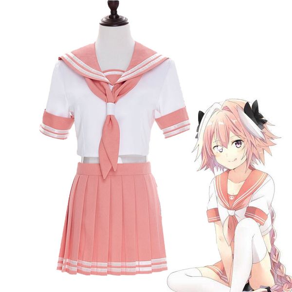 theme costume anime fate/apocrypha astolfo cosplay costumes japanese student girls school uniforms halloweenchristmas sailor suit full sets, Black;red
theme costume anime fate/apocrypha astolfo cosplay costumes japanese student girls school uniforms halloweenchristmas sailor suit full sets, Black;red