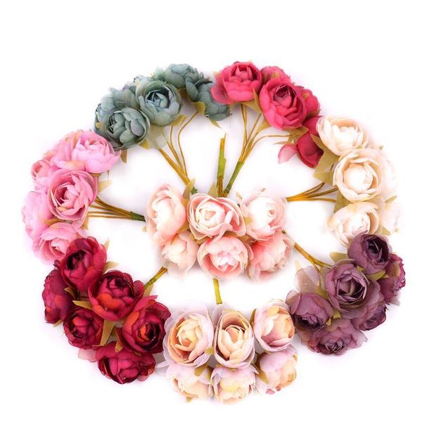 6pcs/lot new artificial flower silk rose bouquet for wedding home decoration diy craft bridal wreath scrapbooking fake jllhmv
6pcs/lot new artificial flower silk rose bouquet for wedding home decoration diy craft bridal wreath scrapbooking fake jllhmv