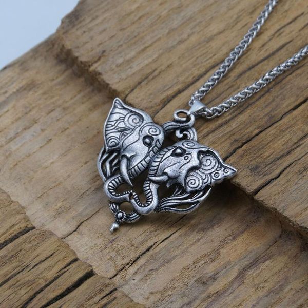 chains elephant head charm pendants necklaces for women girl couple jewelry, Silver
chains elephant head charm pendants necklaces for women girl couple jewelry, Silver