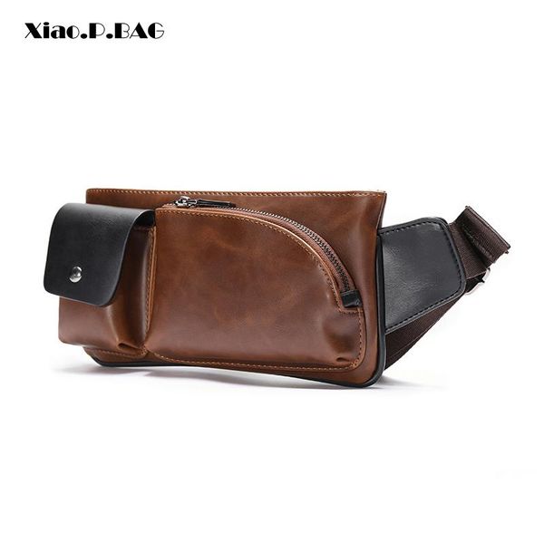 waist bags xiao.p crazy horse pu leather men chest bag travel crossbody vintage pocket single shoulder brown multifunction
waist bags xiao.p crazy horse pu leather men chest bag travel crossbody vintage pocket single shoulder brown multifunction