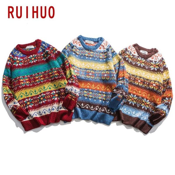 men's sweaters ruihuo geometric knitted sweater clothing pull mens winter men clothes pullover 2021 autumn -2xl, White;black
men's sweaters ruihuo geometric knitted sweater clothing pull mens winter men clothes pullover 2021 autumn -2xl, White;black
