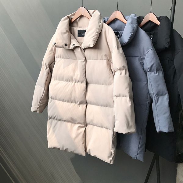cotton women's long section winter fashion new loose bf wind bread section thick warm cotton coat tide h00366 201029, Black
cotton women's long section winter fashion new loose bf wind bread section thick warm cotton coat tide h00366 201029, Black