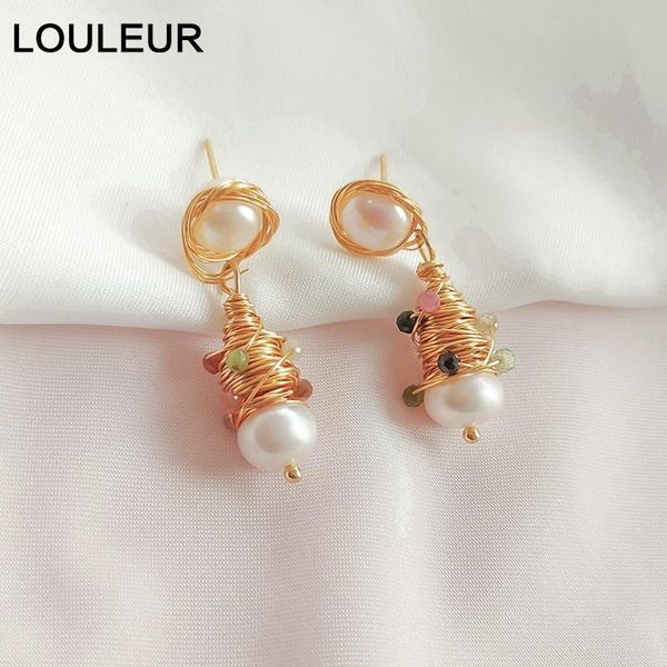 dangle & chandelier louleur handmade natural fresh water pearl earrings for women elegant wedding party drop luxury fine jewelry, Silver
dangle & chandelier louleur handmade natural fresh water pearl earrings for women elegant wedding party drop luxury fine jewelry, Silver