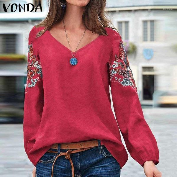 vonda 2020 cotton shirts casual loose long sleeve blouse and plus size women autumn printed blouse bohemian blusas s-5xl1, White
vonda 2020 cotton shirts casual loose long sleeve blouse and plus size women autumn printed blouse bohemian blusas s-5xl1, White