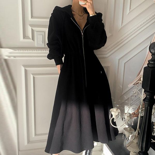 oversize spring autumn hooded jackets women korean women zipper cardigan woolen coat windproof long outerwear clothes 2021, Black
oversize spring autumn hooded jackets women korean women zipper cardigan woolen coat windproof long outerwear clothes 2021, Black