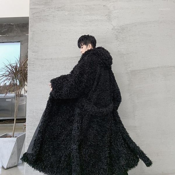 men's trench coats men winter long feather fleece jacket overcoat male women streetwear vintage fashion loose casual thick coat outerwe, Tan;black
men's trench coats men winter long feather fleece jacket overcoat male women streetwear vintage fashion loose casual thick coat outerwe, Tan;black