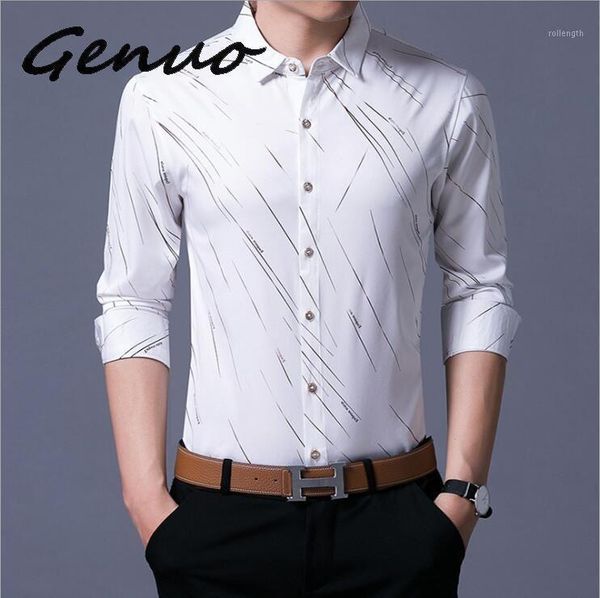 genuo new casual shirts long sleeve shirt men dress brand clothes 2020 autumn new arrivals cotton camisa masculina plus size1, White;black
genuo new casual shirts long sleeve shirt men dress brand clothes 2020 autumn new arrivals cotton camisa masculina plus size1, White;black