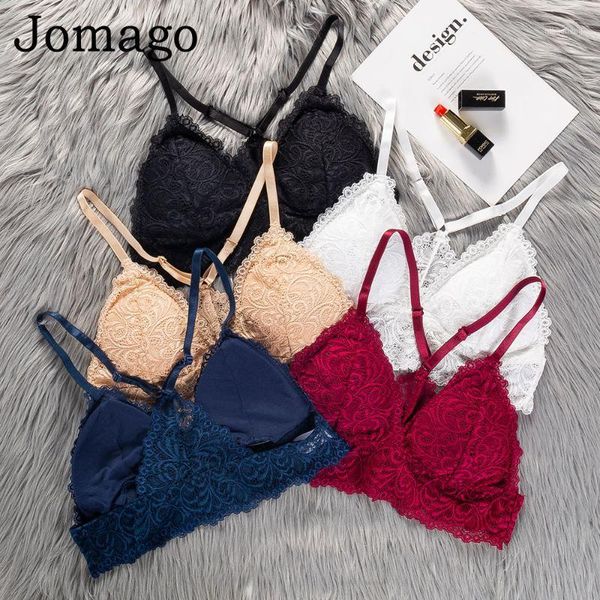 bras jomago y-line lace bra push up bralette wireless plus size women for backless lingerie soft bras1, Red;black
bras jomago y-line lace bra push up bralette wireless plus size women for backless lingerie soft bras1, Red;black