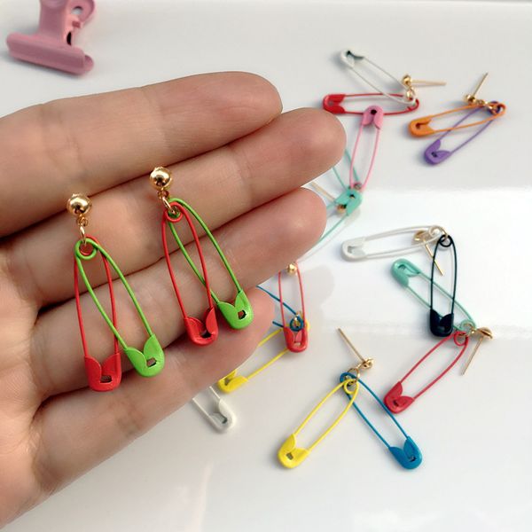 sexemara creative fashion safety pin earrings alloy colorful candy color pin dangle earrings funny party jewelry birthday gift, Golden
sexemara creative fashion safety pin earrings alloy colorful candy color pin dangle earrings funny party jewelry birthday gift, Golden