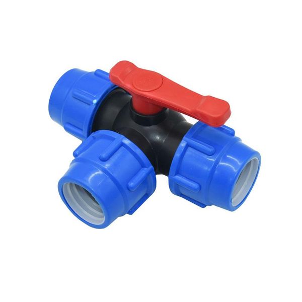 t-type 32/40/50/63mm pe tube tee ball valve garden tap tee water splitter dn25 dn32 dn40 dn50 connector 1pcs
t-type 32/40/50/63mm pe tube tee ball valve garden tap tee water splitter dn25 dn32 dn40 dn50 connector 1pcs