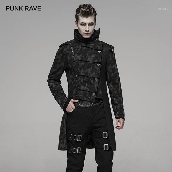 punk rave men punk handsome uniforms fall winter coat fashion irregular retro print personality jacket male long windbreaker men1, Tan;black
punk rave men punk handsome uniforms fall winter coat fashion irregular retro print personality jacket male long windbreaker men1, Tan;black