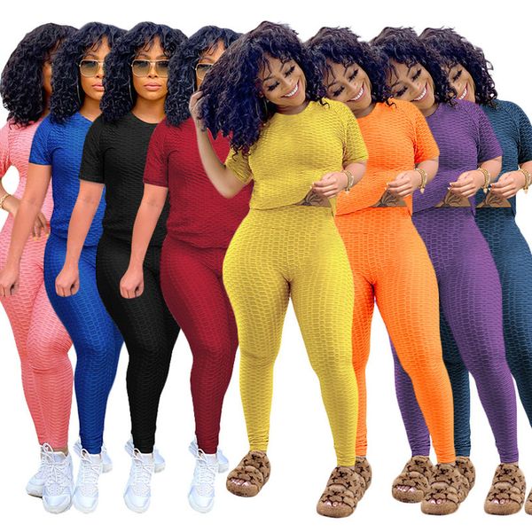 2021 summer new elastic hight fitness sporting 2 piece set women short sleeve bandage skinny legging casual stretch outfits c0123, Gray
2021 summer new elastic hight fitness sporting 2 piece set women short sleeve bandage skinny legging casual stretch outfits c0123, Gray