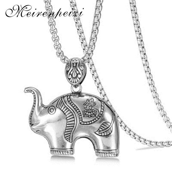 titanium steel jewelry retro necklace elephant lettering pendant male female accessories gift for friend sweater, Silver
titanium steel jewelry retro necklace elephant lettering pendant male female accessories gift for friend sweater, Silver