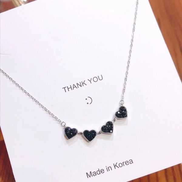 pendant necklaces 925 sterling silver love piece folding necklace black red color rhinestone magnetic for women wedding jewelry
pendant necklaces 925 sterling silver love piece folding necklace black red color rhinestone magnetic for women wedding jewelry