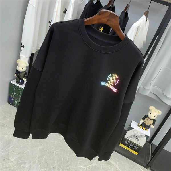ch crosin 2020 autumn and winter new sanskrit sword reflective men's and women's round neck pullover loose sweater, Black
ch crosin 2020 autumn and winter new sanskrit sword reflective men's and women's round neck pullover loose sweater, Black