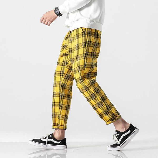 dropshipping japanese streerwear men plaid pants autumn fashion slim man casual trousers korean male harem pants, Black
dropshipping japanese streerwear men plaid pants autumn fashion slim man casual trousers korean male harem pants, Black