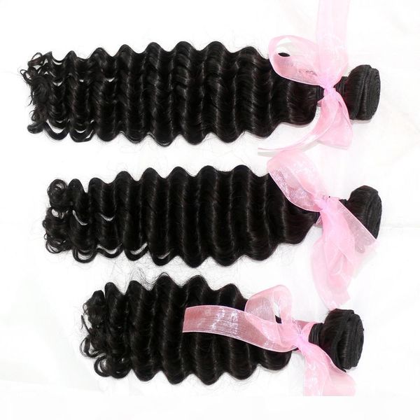 deep wave brazilian hair 4bundles lot natural color peruvian malaysian mongolian indian hair weave unprocessed cuticle human hair extension, Black
deep wave brazilian hair 4bundles lot natural color peruvian malaysian mongolian indian hair weave unprocessed cuticle human hair extension, Black