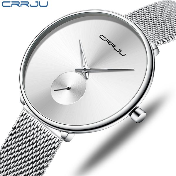 crrju women's luxury ladies watch fashion minimalist waterproof slim band watches for women reloj mujer 201217, Slivery;brown
crrju women's luxury ladies watch fashion minimalist waterproof slim band watches for women reloj mujer 201217, Slivery;brown