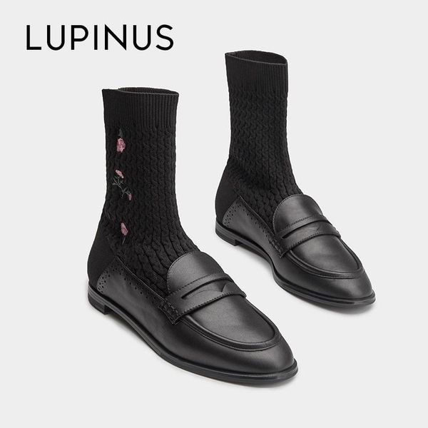 boots lupinus fashion women black flat socks 2021 chic embroider ankle for winter leather
boots lupinus fashion women black flat socks 2021 chic embroider ankle for winter leather