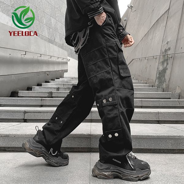 european american style straight leg tactical pants big pocket solid color overalls trendy design loose hip hop streetwear c1118, Black
european american style straight leg tactical pants big pocket solid color overalls trendy design loose hip hop streetwear c1118, Black
