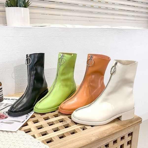 2020 new women ankle boots elegant zipper mid heel ladies shoes solid color pumps autumn solid women short boots solid color, Black
2020 new women ankle boots elegant zipper mid heel ladies shoes solid color pumps autumn solid women short boots solid color, Black