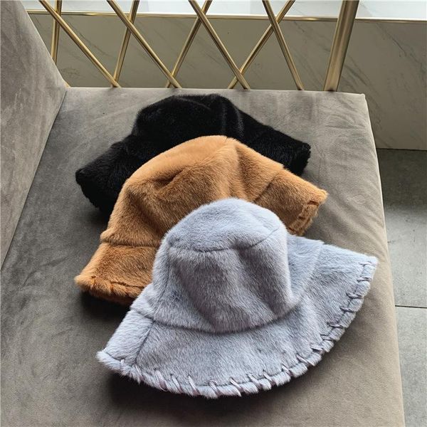 autumn and winter korean hat women's day series imitation otter bucket hat plush fisherman warm and thick pot, Blue;gray
autumn and winter korean hat women's day series imitation otter bucket hat plush fisherman warm and thick pot, Blue;gray