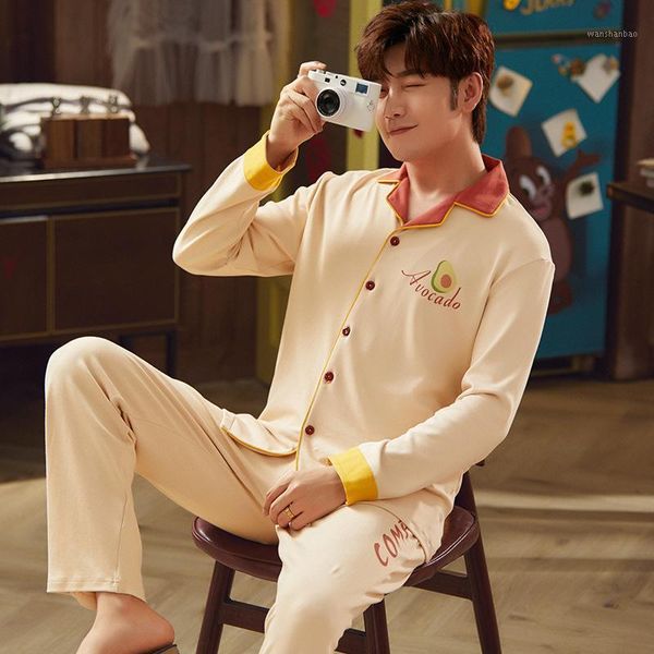 2020 new pajamas men's long sleeves plus size home clothes pyjama ensembles plaid suits can be worn outside for fall and winter1, Black;brown
2020 new pajamas men's long sleeves plus size home clothes pyjama ensembles plaid suits can be worn outside for fall and winter1, Black;brown