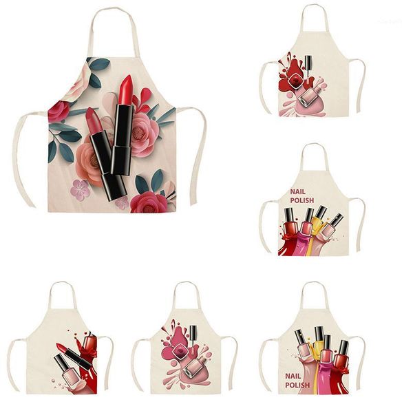 1pcs kitchen apron nail polish women flowers printed sleeveless cotton linen aprons for men women home cleaning tools 55*68cm1
1pcs kitchen apron nail polish women flowers printed sleeveless cotton linen aprons for men women home cleaning tools 55*68cm1