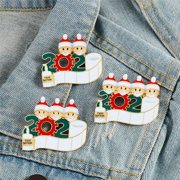 pins, brooches merry christmas brooch 2021's santa claus mask hand sanitizer toilet paper enamel pin bag clothes lapel pins badge party, Gray
pins, brooches merry christmas brooch 2021's santa claus mask hand sanitizer toilet paper enamel pin bag clothes lapel pins badge party, Gray