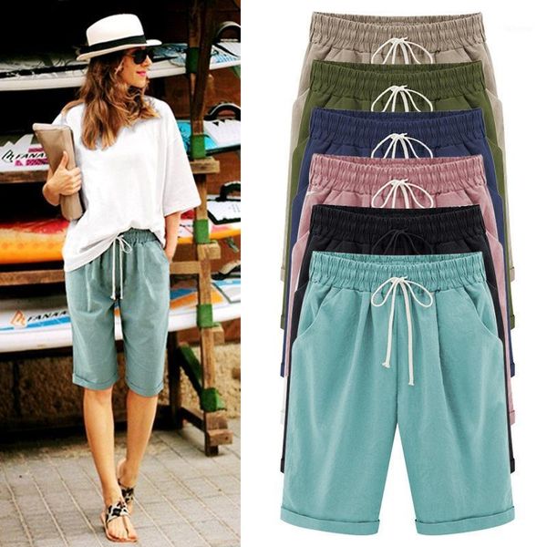 2020 large size summer shorts women solid pocket elastic high waist cotton casual female short plus size 7xl1, White;black
2020 large size summer shorts women solid pocket elastic high waist cotton casual female short plus size 7xl1, White;black